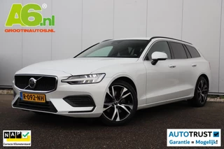 Volvo V60 2.0 B3 Core 163PK Automaat Metallic Wit Black Pack Navigatie Carplay Achteruitrijcamera 18 inch LMV