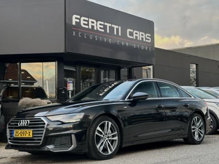 Hoofdafbeelding Audi A6 Audi A6 Limousine 55 TFSi 6 CIL S-LINE 3.0 QUATTRO 340PK LEDER B&O NAVI CAMERA DIGI-DASH LED 19 INCH-LMV PDC