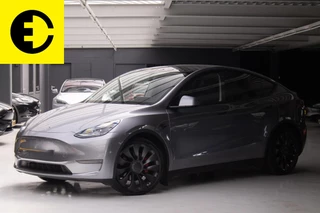 Hoofdafbeelding Tesla Model Y Tesla Model Y Performance AWD 75 kWh | 94,0% SOH | Quicksilver | Incl.BTW