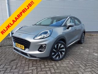 Ford Puma 1.0 EcoBoost Hybrid Titanium Automaat, airco,cruise,apple/carplay,navigatie,stoel/stuurverwarming,parkeersensoren,