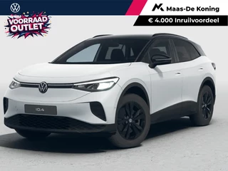 Hoofdafbeelding Volkswagen ID.4 Volkswagen ID.4 Limited Edition 58 kWh accu 190 PK · Achteruitrijcamera · Draadloze telefoonlader · Trekhaak, elektrisch uitklapbaar · Voorraad OUTLET · Prijs is inclusief inruilpremie ·