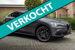 Alfa Romeo Stelvio 2.0 T AWD Q4 200 PK Aut. 1e Eig Xenon Leder Black Optic Stoelverwarming Camera 20''