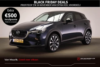 Mazda CX-3 2.0 SkyActiv-G 121 Signature | LED | NAVIGATIE | DAB | APPLE | TREKHAAK | 18" | DEALER ONDERHOUDEN