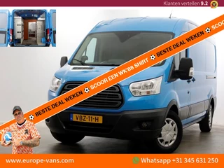 Ford Transit 350 2.0 TDCI 130pk E6 L3H2 Trend Airco/Camera/2x Schuifdeur 10-2019