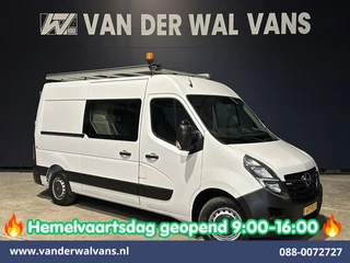 Opel Movano 2.3 Turbo 150pk L2H2 Dubbele Cabine Inrichting Euro6 Airco | Imperiaal | 2500kg Trekhaak | Camera | Navigatie 5-Zits, LED, Cruisecontrol, Parkeersensoren