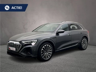 Hoofdafbeelding Audi Q8 e-tron Audi Q8 e-tron 50 quattro S Edition 95 kWh 340 PK | Panoramadak | Head-Up | Trekhaak|  Comfortsleutel | 21-Inch | Matrix | Stoel/stuurverwarming | Ambient-Lightning |