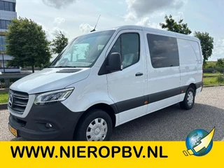 Mercedes-Benz Sprinter 317CDI L2H1 Dubbelcabine 6+1 Pers Automaat Airco Navi Camera 3500KG Trekhaak NIEUW BPM VRIJ