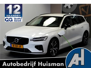 Volvo V60 2.0 T8 AWD 287kW/390pk Aut8 Recharge R-Design ADAPT.CRUISE + NAVI SENSUS + BLIS+ LANE ASSIST + MEMORY STOEL + KEYLESS ENTRY&GO + SPORTSTOELEN + LEDER/GAASSTOF + STANDKACHEL + ON-CALL + PARKSENSOREN + 18" LM-VELGEN!!