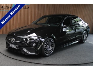 Mercedes-Benz C-Klasse 180 AMG Panodak Leer Camera Nightpack Navi PTS Ambient LM velgen Afneemb. trekhaak