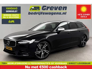 Volvo V90 2.0 T4 R-Design 190PK LED Harman/Kardon Trekhaak Camera Memory Carplay Leder Clima Navi 20"LMV PDC