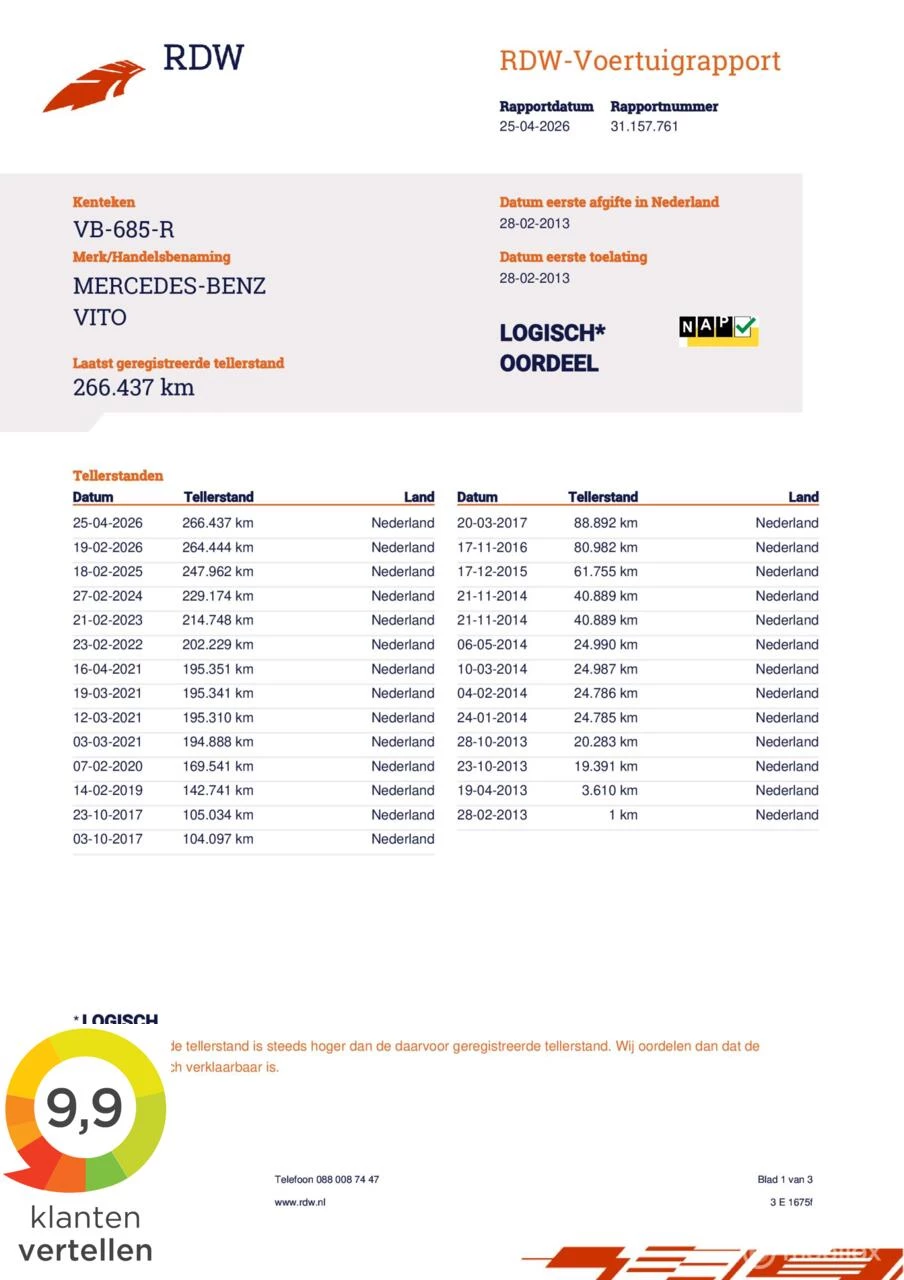 Hoofdafbeelding Mercedes-Benz Vito