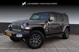 Hoofdafbeelding Jeep Wrangler Jeep Wrangler Unlimited 4xe 380 Overland * Schuif Cabrio dak * Trekhaak * Camera *