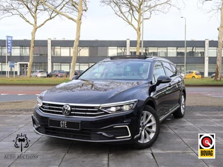 Volkswagen Passat Variant GTE 1.4 TSI PHEV 218PK | Panodak | Vol Leer | 360° | Standkachel | Virtual | IQ Light Matrix LED | Trekhaak | Stoelverwarming V+A+Stuurwiel |