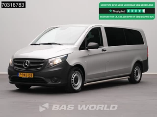 Mercedes Vito 116 Automaat Personenvervoer 9-Persoons L3H1 Trekhaak Navi Airco Cruise Camera Parkeersensoren v+a Euro6 TV Taxi Passenger Transport L3 Euro6 Airco Trekhaak Cruise control