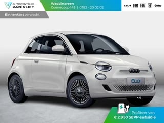 Fiat 500 Urban 42 kWh   | Clima | Cruise | Apple Carplay | Camera | Stoelverwarming | 16" | Sepp € 2.950,-