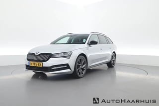 Škoda Superb Combi 1.4 TSI iV Sportline Business 218pk | Trekgewicht 1600 kg | Adapt. Cruise | Dodehoek det. | 19"