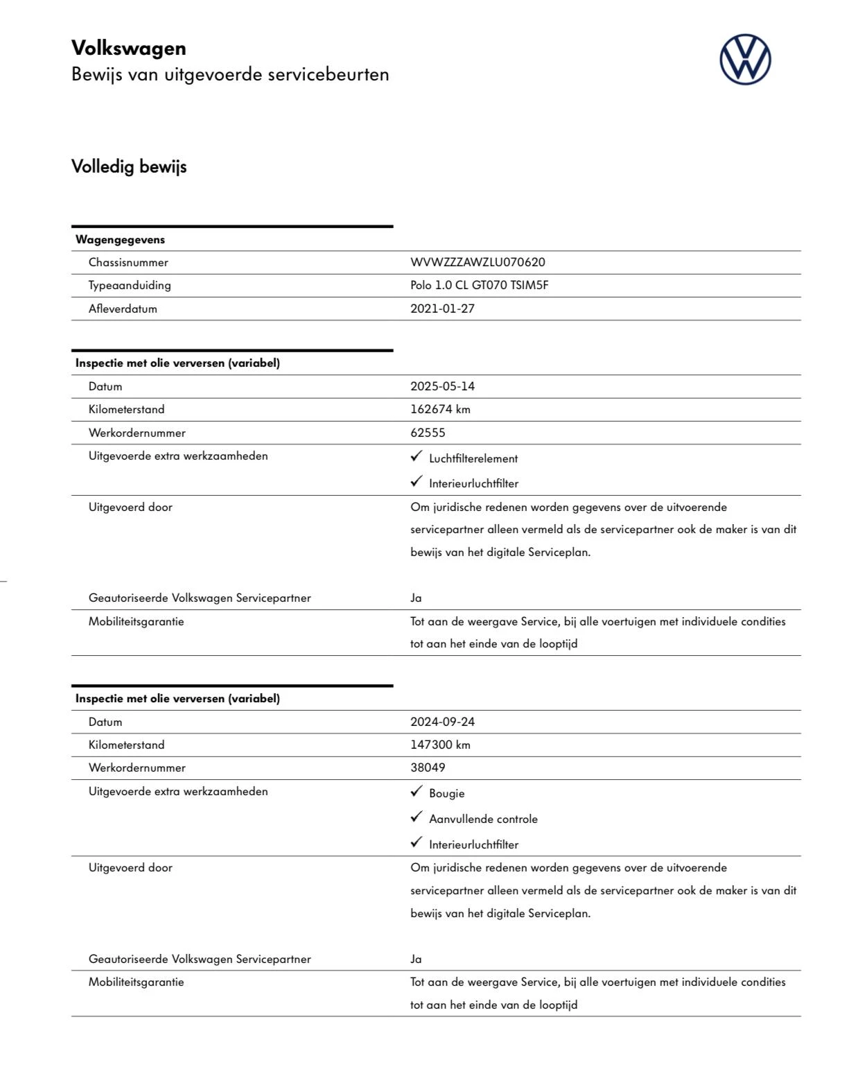 Hoofdafbeelding Volkswagen Polo