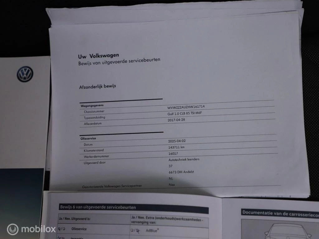 Hoofdafbeelding Volkswagen Golf