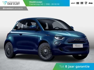 Fiat 500 1.0 Hybrid Torino | Private Lease € 387,- | New | Clima | Carplay | PDC | Priv Glass | Ocean Green