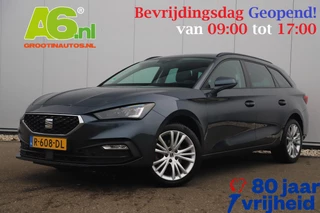 SEAT Leon Sportstourer 1.0 TSI Style Business Intense 110PK 17 inch Full LED Navigatie Carplay Android Adaptive Cruise Lane Assist Getint Glas