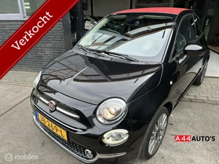 Fiat 500 0.9 TwinAir Turbo Cabrio lounge*NL AUTO NAP✅*NAVI*