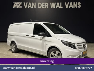 Mercedes-Benz Vito 114 CDI 136pk L2H1 Inrichting Euro6 Airco | Camera | LM velgen | Cruisecontrol | Trekhaak | Stoelverwarming Dakdragers, Parkeersensoren, Bijrijdersbank, Achterklep