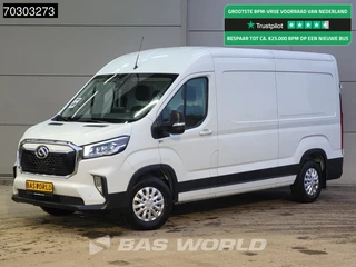 Maxus eDeliver 9 Elektrisch L3H2 WLTP 398km 89kWh Snelladen LED ACC Airco Cruise Camera Parkeersensoren L3 Airco