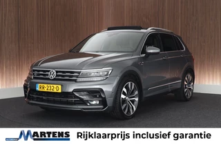 Volkswagen Tiguan 1.4 TSI ACT 150pk DSG R-Line Highline Trekhaak Camera Leder Keyless Virtual Cockpit Camera LED Navigatie