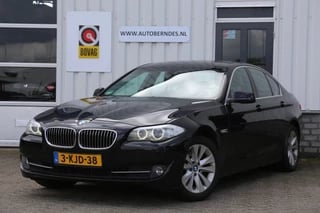 BMW 5 Serie 520d High Executive*NL-Auto*Perfect Onderh.*Incl. BTW*Leder/Stoelverw./Gr. Navi/LED/Climate-Control/Cruise-Control/Parkeersens.V+A*