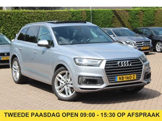 Audi Q7 3.0 TDI e-tron quattro Sport / Trekhaak / Panoramadak / Camera / 21'' / Luchtvering / Leder / Bose / Getint glas / Stoelverwarming / DAB / Cruise Control