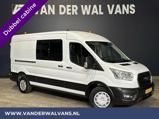 Ford Transit 2.0 TDCI 170pk 3500kg Trekhaak L3H2 Dubbele Cabine Euro6 Airco | 6-Zits | Camera | Cruisecontrol Parkeersensoren
