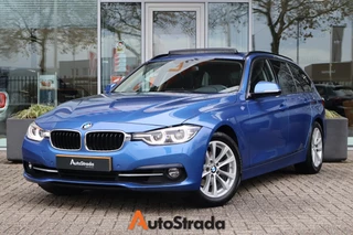 BMW 3-Serie Touring (f31) 318i LuxuryLine 136pk Aut I Navi I Pano I Camera I Trekhaak I Leder