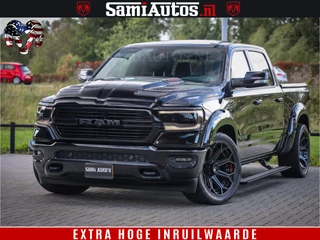 Dodge Ram 1500 HULK PACK | MEGA VOL | HEMI 5.7 V8 | HUD | WIDE BODY | LUCHTVERING | Comfortabele Dubbele Cabine DC met Royale 5 Zitplaatsen | 4x4 | LARAMIE NIGHT EDITION