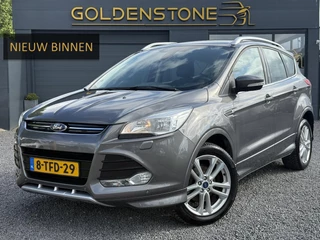Ford Kuga 1.6 Titanium Plus 2e Eigenaar,Navi,Camera,Clima,Cruise,Trekhaak,Stoelverwaming,6 Bak,Halfleder,150pk,N.A.P,Nieuwe APK bij Aflevering