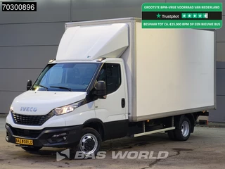 Iveco Daily 35C16 3.0L Laadklep Dubbellucht Bakwagen Airco Cruise D'Hollandia Euro6 Meubelbak Koffer Airco Cruise control