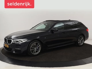 BMW 5-serie 530i M Sport | Panoramadak | Head-Up | Leder |  Stoelverwarming | Sfeerverlichting | Navigatie | Full LED | Parkeerhulp | Sportstoelen