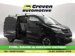 Opel Vivaro-e L3H1 75 kWh | Snelladen | Dubbele Cabine | SOH 98% | Elektrisch | Airco | Cruise