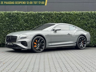 Bentley Continental GT 4.0 V8 Hybrid BLACK EDITION MULLINER, BTW AUTO, PANORAMIC ROOF, ROTATING DISPLAY, TOURING PACK, COMFORT PACK, NAIM FOR BENTLEY, GRAVITY GREY, BLACK BELUGA LEATHER WITH MANDARIN ACCENTS, ALARM CLASS 5, MULLINER 10 SPOKE 22"