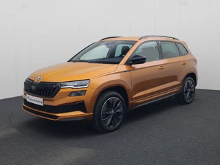 Skoda Karoq 1.5TSI/150PK ACT Sportline DSG · Navigatie · Trekhaak · Apple/Android Car Play · Camera ·  Garantie tot maart 2029 of 60000km.