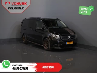 Mercedes-Benz Vito 114 CDI Aut. DC Dubbel Cabine Buffl Leder/ 2x Schuifdeur/ Carplay/ Navi/ Spoiler/ Frontlip/ Sidebars/ 18”LMV/ Cruise/ Airco