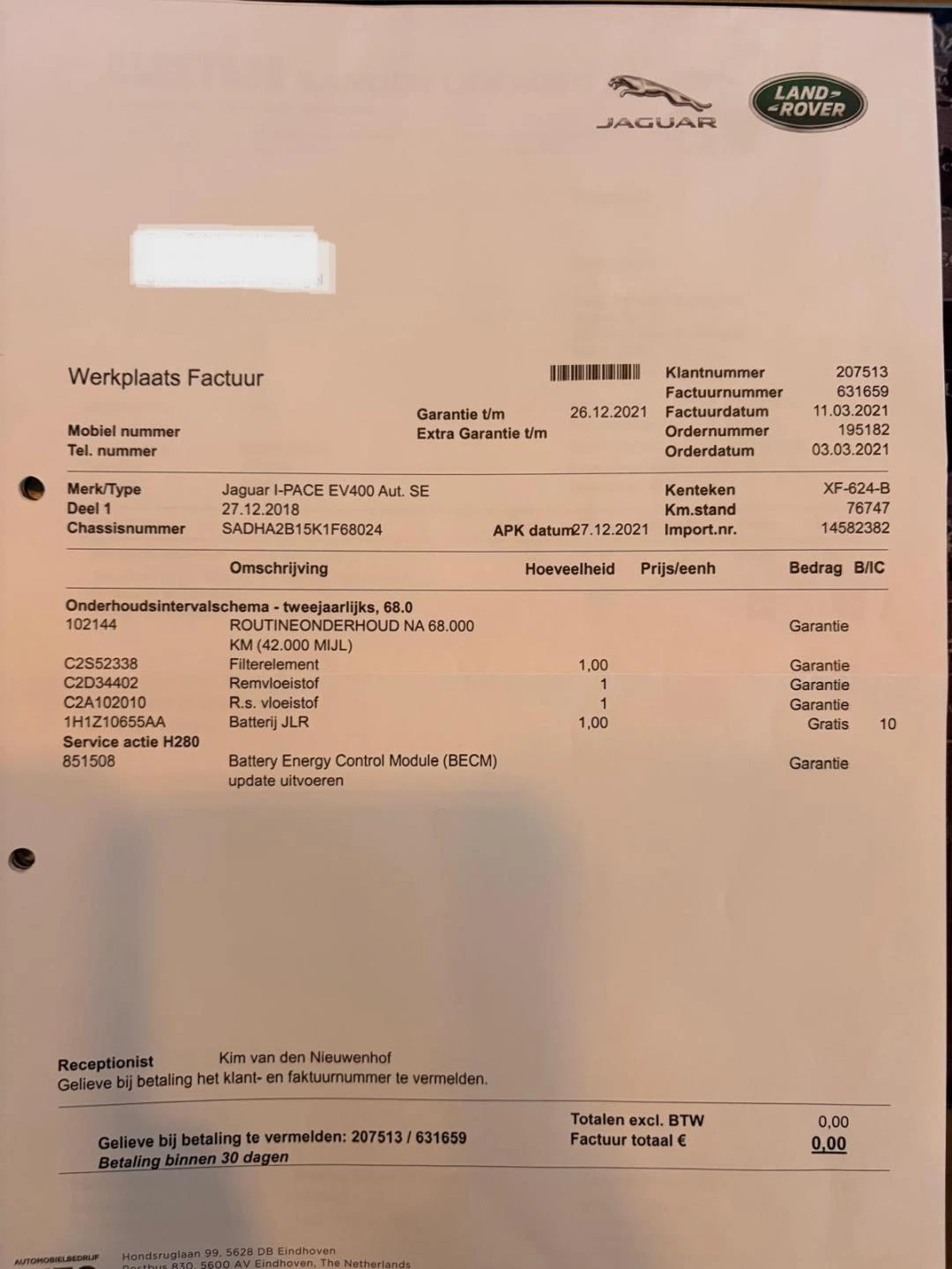 Hoofdafbeelding Jaguar I-PACE