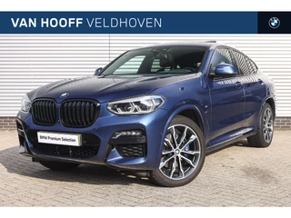 Hoofdafbeelding BMW X4 BMW X4 xDrive20i High Executive M Sport Automaat / Panoramadak / Trekhaak afneembaar / Comfort Access / Adaptieve LED / M Sportonderstel / Live Cockpit Professional