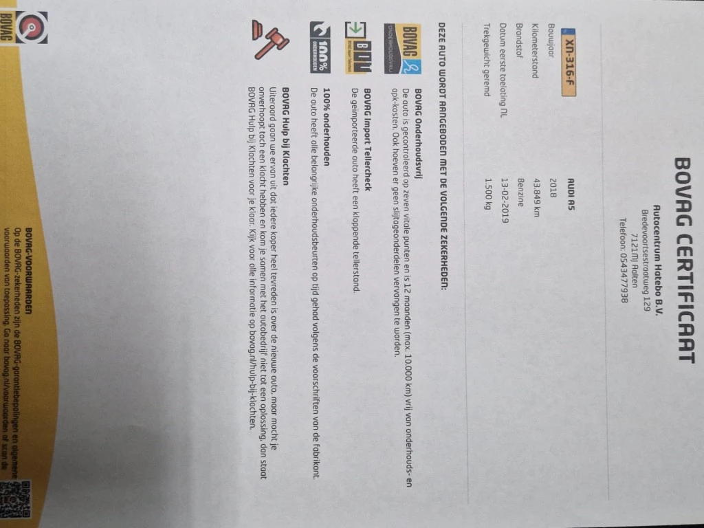 Hoofdafbeelding Audi A5