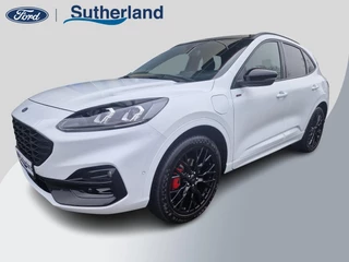 Ford Kuga 2.5 PHEV ST-Line X Panoramadak | Black Pack; 20 inch zwarte LMV ,zwart dak,spiegels en spoiler,rode remklauwen | Adapt.cruise control | Winter Pack | Head up Display | Adaptieve koplampen | Draadloos opladen