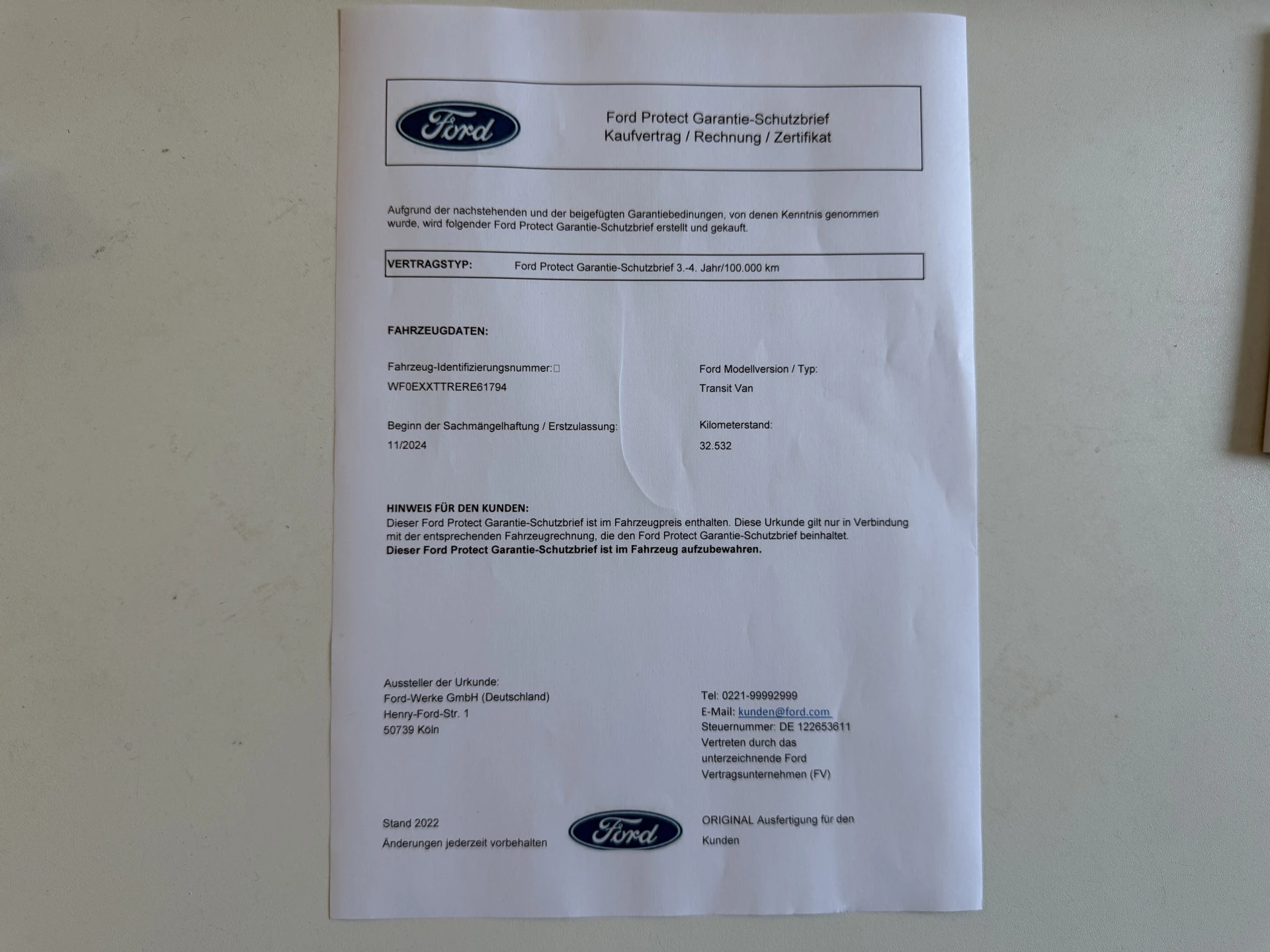 Hoofdafbeelding Ford Transit