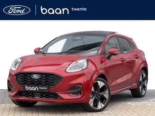 Ford Puma 1.0 Turbo 125pk Mild Hybride ST-Line X Automaat | full options | panorama dak | 19 inch | driver assistance pack | 360 graden camera | blis | winterpack | adaptieve cruise. | uit voorraad leverbaar! | fantastic red