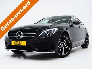 Mercedes-Benz C-Klasse Estate 180 AMG | Leder | Stoelverwarming | Sfeerlicht | Cruise | Zwarte Hemel | PDC | Climate