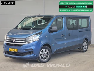 Fiat Talento 125PK L2H1 Incl. BPM Excl. BTW Personenwagen Personenvervoer Taxi 9 persoons Airco Cruise Parkeersensoren Euro6 Kombi Tourer Airco Dubbel cabine Cruise control