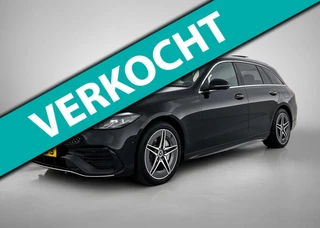 Mercedes-Benz C-klasse Estate 300 e AMG Line(Dealer OnderH, Panorama, Sfeer verlichting, StoelV, Carplay, Parkeersensoren, Etc)