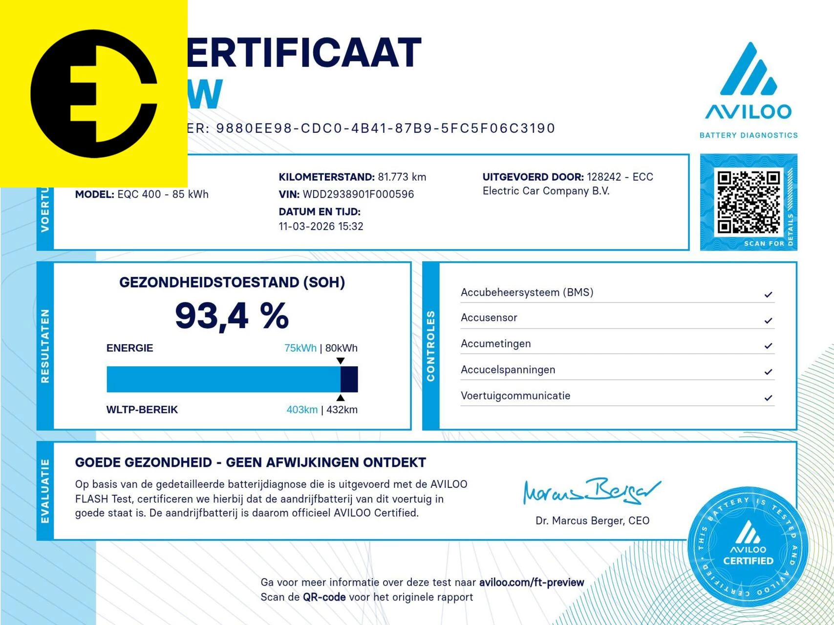 Hoofdafbeelding Mercedes-Benz EQC